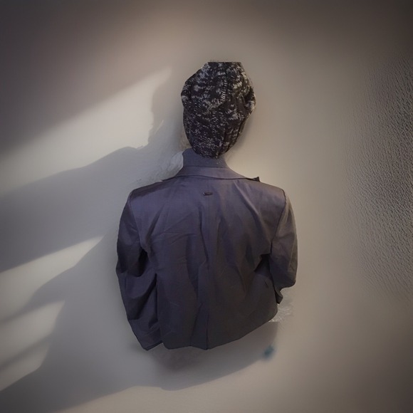 Vintage Adidas SLVR Rare Smart Blazer Knit Turtle Neck Grey Collectors Piece - Picture 4 of 13